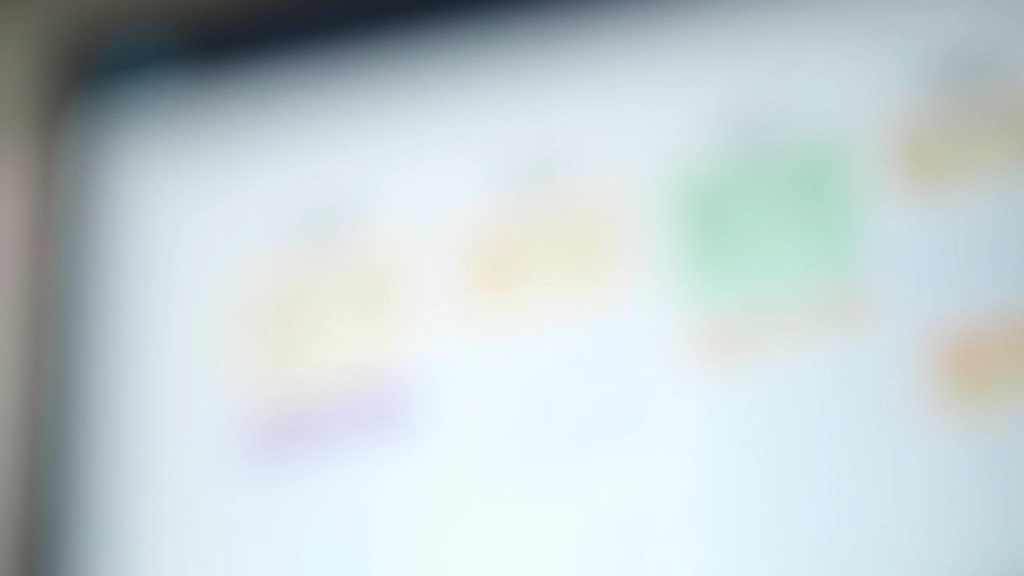 Kalendář s barevně označenými bloky času