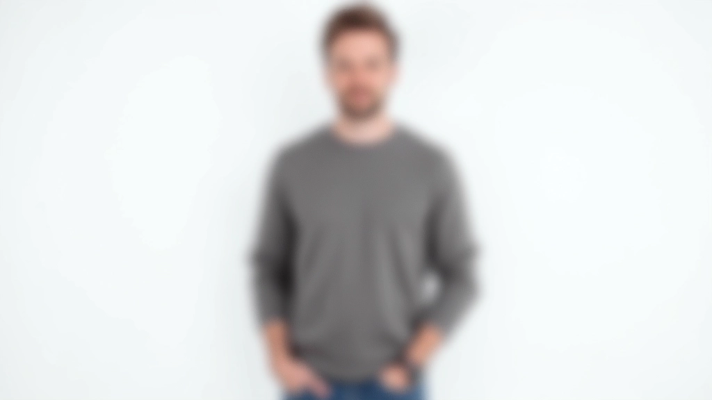 Person in casual clothing standing confidently with arms at sides, neutral background